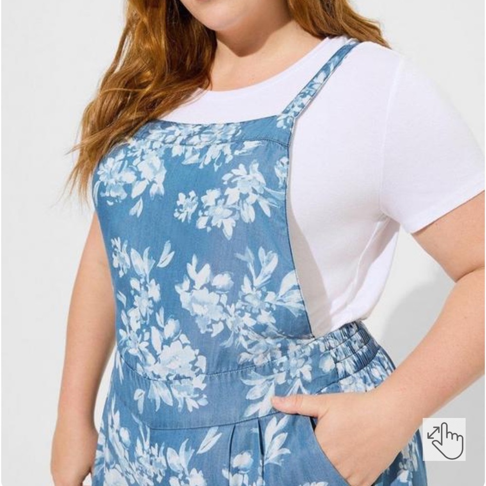 Torrid Wide Leg Tencil Jumper (SHORT LENGTH) - Picture 3 of 3